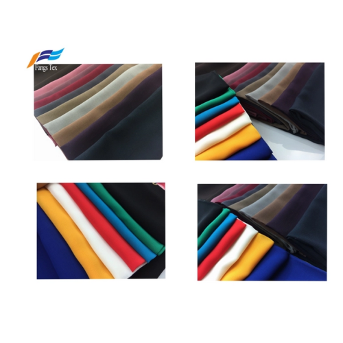 Hot Sale 50D Dyed Yarn Wool Chiffon Fabric